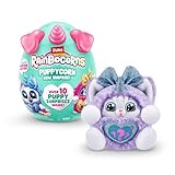 ZURU Rainbocorns Puppycorn Surprise Series 3 (ハスキー) コレクション用ぬいぐるみ ぬいぐるみ サプライズエッグ ステッカーパック スライム 犬のぬいぐるみ 対象年齢3歳以上 女の子 子供用