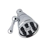 Rohl WI0122APC 2-7/8-Inch Diameter Mantova Country Bath Style Showerhead, 6 Jet with Adjustable Spra