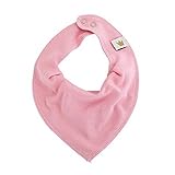 ベビースタイ　LITTLE MICO BANDANA DRIBBLE BIB　よだれかけ　エプロン　バンダナ　ピンク