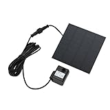 SIKIWIND 庭にソーラーエネルギー揚水噴水装置7V 180L/h 45-70cm 外部電源を必要ない