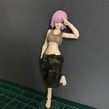 [AC]1/12 セクシー 美人 女性 二次元 ロリ アクション フィギュア用 ズボン チョッキ セット Bブラン 服のみ