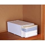 チェスト 3個セット ELDホワイト/クリア 376x740x280mm