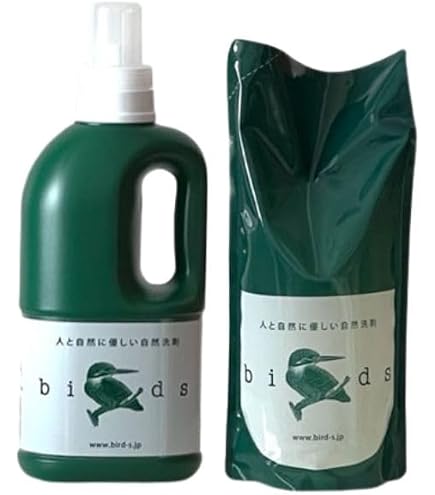 Amazon | 自然洗剤birds バード 詰め替え用 2本セット | birds | 液体洗剤