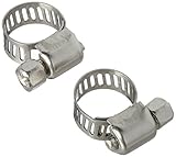 uxcell ホースクランプ　調整可能　ステンレススチール　8mmの幅　 6mm-12mm　5個入り
