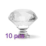 Vingtank 取っ手 つまみ 引き出しハンドル ドアハンドル ノブ ドアノブ 取っ手ハンドル ネジ付き 家具 (10個セット)