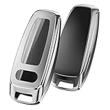 [OATSBASF] アウディ キーケース AUDI 専用 スマートキーケース 高級 TPU 汚れ 滑り傷 防止 Audi A6L A6 A7 A8 Q7 Q8 専用 スタイリッシュ スマートリモコン キーカバー アウディ キーホルダー,LS-金