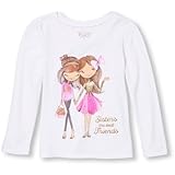 THE CHILDREN'S PLACE(ザ・チルドレンズプレイス) グリッターグラフィックティ トップス長袖Tシャツ 4歳【並行輸入】
