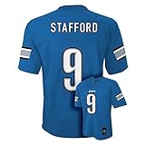Matt Stafford # 9デトロイト・ライオンズNFL Youthミッドティアジャージーブルー L