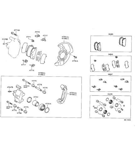 Amazon | TOYOTA (トヨタ) 純正部品 フロントディスクブレーキシリンダ