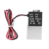 Acogedor　ソレノイドバルブ　電気ソレノイドエアーバルブ　12V DC 1/4"　動作温度は-10〜80℃