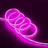 WYZworksピンク柔軟な防水ソフトダブルサイドLEDネオンロープライトストリップバー Pink 50FT LED-FLEX-2SD-PNK-50FT