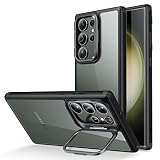 ESR Galaxy S23 / S23+ / S23 Ultra スタンドケース レンズスタンド内蔵 米軍MIL規格の落下防止 ワイヤレス充電対応 スリム スタンド付き Classic Kickstand Case for Samsung Galaxy S23/S23+/S23 Ultra【国内正規品】 (S23 Ultra, ブラック)