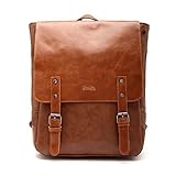 Good&god Pu Crazy Horse Leather-Like Vintage Women's Backpack School Bag [並行輸入品]