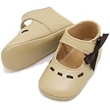 クキート ベビー 革サイドマジックテープサイドリボン付シューズ ベージュ #20 66241