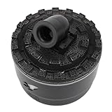 大砲ディフューザー、暖炉ディフューザー、USBフレグランスディフューザーエッセンシャルオイルアロマセラピーマシン、カラーLEDライト付きクールミスト加湿器、ホームルーム用 (黒)