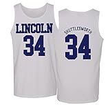 リンカーン34 Shuttlesworthバスケットボールメンズタンクトップ XL