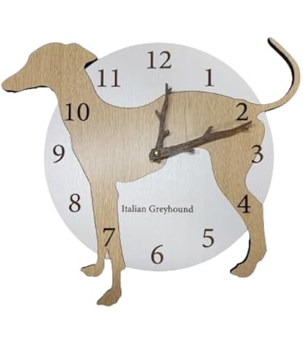 Amazon.co.jp: コンパクト置時計・掛け時計 イタリアングレーハウンド