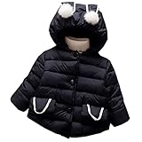 子供の女の子の赤ちゃんのコットンコート冬暖かいジャケット・アウターウェア