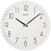 CASIO(カシオ) 掛け時計 電波 アナログ ウェーブセプター ホワイト IQ-1070J-7JF