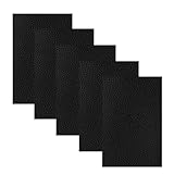 KALOLINNA レザー 補修 貼るレザー 5枚セット 合皮補修シート シールタイプ 貼るレザー ソファー補修テープ バイク シート補修 カバン補修 椅子補修 補修シート 防水 柔らかめ 接着性 耐久 シールタイプ 財布家具革補修 (ブラック*5（20*30 CM）)