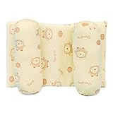[Jiyaru] ベビー枕 まくら 寝返り防止 新生児用 出産祝い 豚 可愛い 調節可能 Yellow