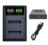 バッテリーキング バッテリー2個同時充電可 オリンパス対応 LI-42B EN-EL19 USB充電器 USB付 LCD LI40B 互換品