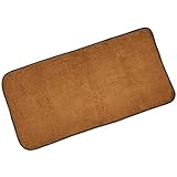 OZ UOMO サウナマット [大きめ] 単品 業務用 大判サイズ 人気 洗える タオル生地 約70×140cm (ダークブラウン, 1)