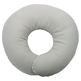 ベビー枕 限定カラー【パステルコレクション】エスメラルダ ドーナツ枕【日本製】 (グレー)赤ちゃん 頭の形が良くなる【まる型】ベビー枕 ベビーまくら 枕