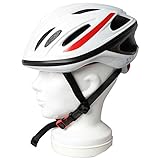 OGK KABUTO(オージーケーカブト) SN-11 通学用ヘルメット ホワイト 赤テープ付き サイズ: 57-60cm SN-11
