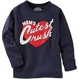 オシュコシュ OSHKOSH/ オシュコシュオリジナルグラフィックティ ネイビー トップス長袖Tシャツ 4歳【並行輸入】