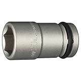 トネ(TONE) インパクト用ロングソケット HP4NV-20L 差込角12.7mm(1/2") 二面幅20mm