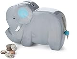Mud Pieセラミック象貯金箱(グレー)