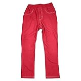 BREEZE(ブリーズ) 10分丈カラーデニムニットレギンス　レッド　80cm