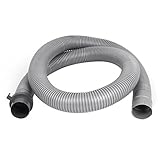 Hommy　排水ホース　ウォッシャー　洗濯機　廃棄物　パイプ　32mm プラスチック製　1.2m　ホワイト
