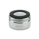 Neoperl 10 2000 5 PCAスプレー超低フローオスエアレーター、レギュラー、0.5 GPM、ライムグリーン/ホワイトドーム、スプレーストリーム、15 / 16 " -27スレッド、クロー