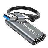 2in1USB C キャプチャーボード fuyi【2026 Type-C/HDMI ビデオキャプチャーカード｜4Kパススルー&1080P録画対応、タイプc キャプチャー ゲームHD画質 USB/HDMIゲーム実況・ライブ配信に最適｜Switch/PS5/PC/iOS/Android用サポート Win7/8/10 Linux OBS YouTube対応｜低遅延・電源不要｜日本語マニュアル付き
