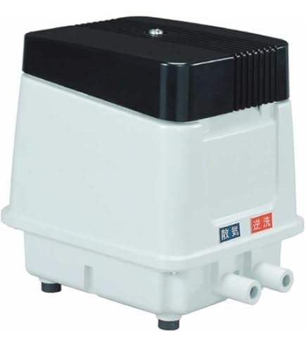 【安永(EP-80E-L)80L】889　エアポンプ　ブロワ　浄化槽 安永エアポンプ 浄化槽ブロワ EP-80G-L(左) (EP-80E-Lの後継機種