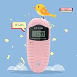 ポケット家庭用胎児心拍モニター聴覚赤ちゃん心音ベビーモニター2Mhzプローブ胎児ドップラー (Pink)