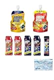 アミノバイタル フルマラソン用補給食セット エネルギー補給 サプリ ジェル 5種7点セット(プロ 4.4g、パーフェクトエネルギー130g、アミノショット 43g 、アミノショット パーフェクトエネルギー 45g 、ゴールド 135g) オリジナルポケットティッシュ付き