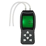 KKmoon デジタル 差圧計 デュアルポート マノメータ 12種測定単位/±20.68kPa /±2.999psi 高精度 LCD 圧力計 エア圧力計 気圧メーター
