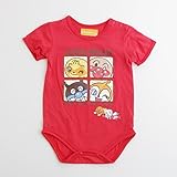アンパンマン 半袖ロンパス 赤色80ｃｍ(TA5800）