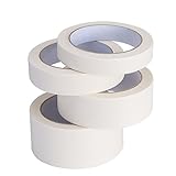 bememo 4ピース簡単リリース画家マスキングテープテープ、4種類の幅( 18 mm、24 mm、36 mm、48 mm、合計120 M、ベージュ