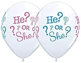 10インチ彼または彼女はGender Reveal balloonsのセット10バルーンforパーティーSupplies DecorationベビーシャワーGender Reveal Birth An