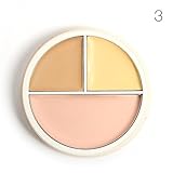 LuxBene（TM）MIVAGIRLナチュラルコンシーラークリームウェットパウダー化粧品信じフィニッシュパウダーファンデーション3色