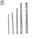 新しい 5 PC 石材用ドリルビット超硬チップとしコンクリートレンガタイルセット