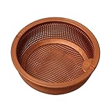 【抗菌 銅イオン】 Belca 日本製 排水口 ゴミ受け 流し用浅型ゴミカゴ ソフトタイプ 銅粉入り 直径13.5cm用 直径13.5×高さ5cm ブロンズ/ブラック SP-216DT