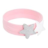 B Blesiya 新生児　幼児　ヘアバンド　ヘアアクセサリ　ヘッドバンド　星　誕生日　パーティー　写真道具　全2色 - ピンク