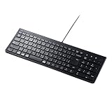 サンワサプライ USBスリムキーボード（テンキー付き・ブラック） SKB-SL31BK