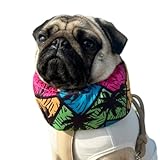 クールネック 犬 2025年モデル 全20柄 夏 暑さ対策 ひんやり リード穴付き 保冷剤付属 首 裏生地防水 アルミ フレンチブルドック フレブル クールスヌード おしゃれ スイカ 熱中症予防 小型犬 中型犬 大型犬 KM882G (Mサイズ, 21ヤシの木)