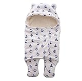 Happylifehere おくるみ 赤ちゃん 新生児 ベビー 0～12ヶ月 フリース 冬 9柄 出産祝い (L, C)